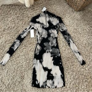 Cotton citizen Ibiza mini dress by Free people acid wash unique dyed dress